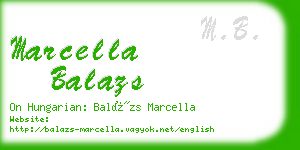 marcella balazs business card